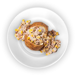 Baked Potato With Tuna & Cheese 