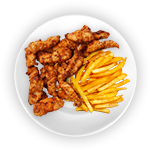 Salt & Chilli Chicken & Chips ( Plain Chips ) 