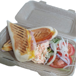 French Toast Double With Bacon & Cheese 